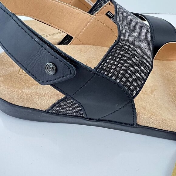 Spenco Womens Sanabel Black Sling-Back Sandals Size 10 M - Picture 7 of 10